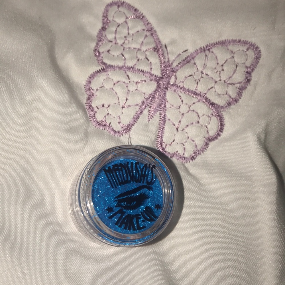 NEON BLUE Medusa Makeup Glitter Pot NWT - Picture 8 of 8